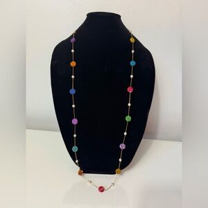 Long colorful necklace
